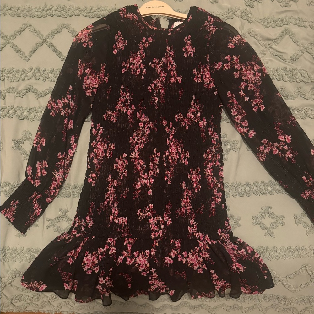 Long sleeved smocked Misa Los Angeles dress